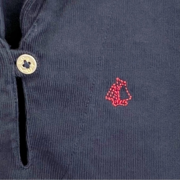 Petit Bateau Sailor Dress 18 Months Navy Blue Red Nautical Girls Baby Infant 18m - Picture 5 of 7